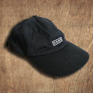 Vans Black Hat Cap Classic Unisex Adjustable One Size Fits All